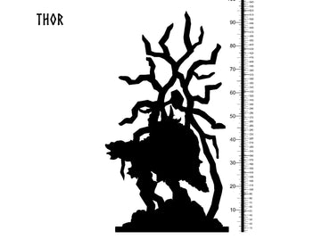 3D Printed Clay Cyanide Thor Norse Mythology 28 32 mm D&D (Online Only)