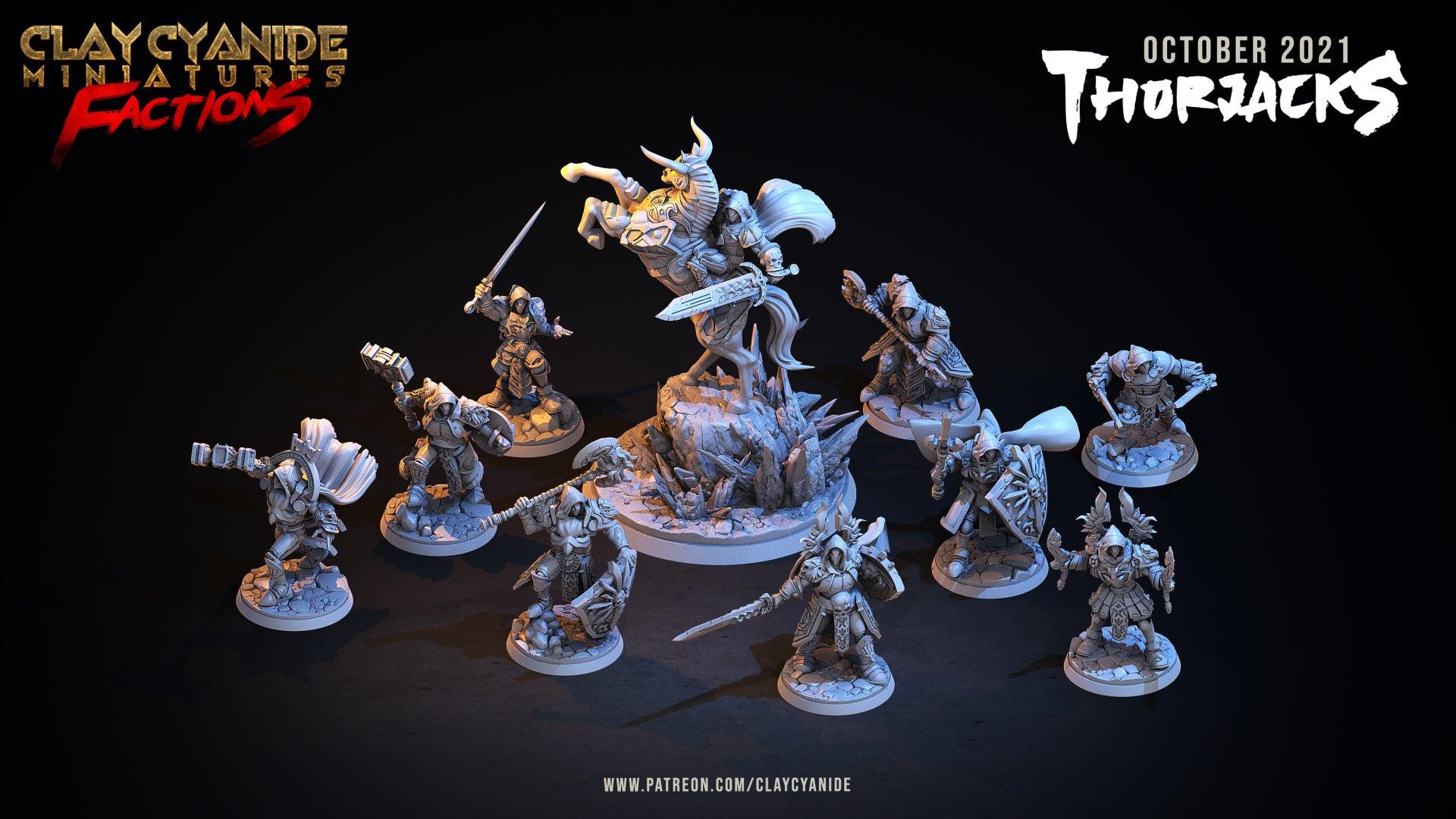 3D Printed Clay Cyanide Thorjacks Tribes Factions Ragnarok D&D (Online Only)