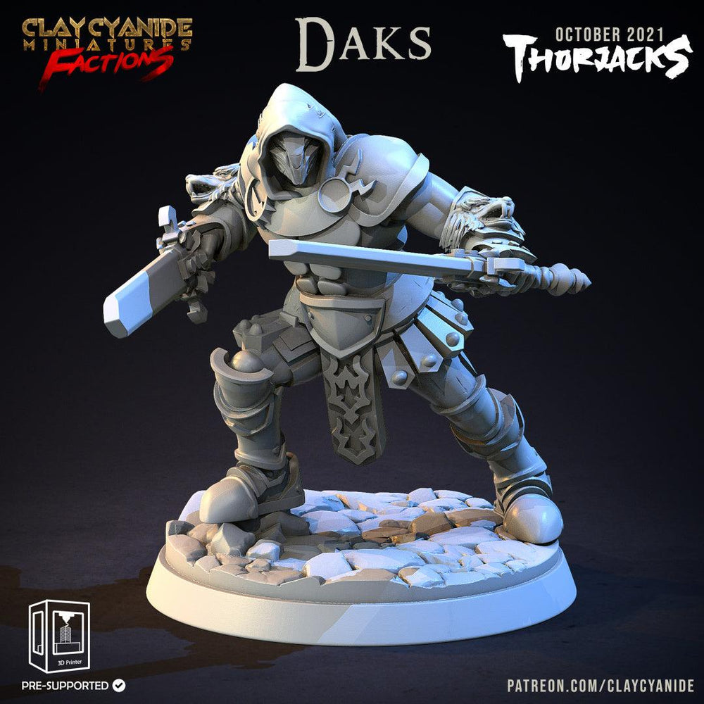 3D Printed Clay Cyanide Thorjacks Tribes Factions Ragnarok D&D (Online Only)