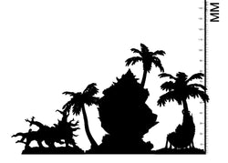 3D Printed Clay Cyanide Tipua Tree and Shell Set Maori Mythos 28mm-32mm Ragnarok D&D (Online Only)