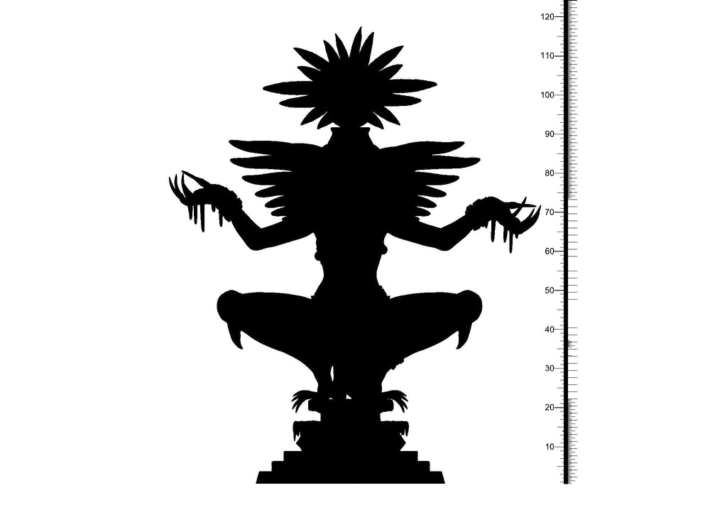 3D Printed Clay Cyanide Tlaltecuhtli Pantheon of Aztecs Ragnarok D&D (Online Only)