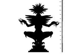 3D Printed Clay Cyanide Tlaltecuhtli Pantheon of Aztecs Ragnarok D&D (Online Only)