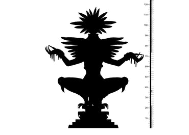 3D Printed Clay Cyanide Tlaltecuhtli Pantheon of Aztecs Ragnarok D&D (Online Only)