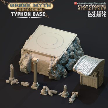 3D Printed Clay Cyanide Typhon Greek Myth Gods and Goddesses Ragnarok D&D (Online Only)