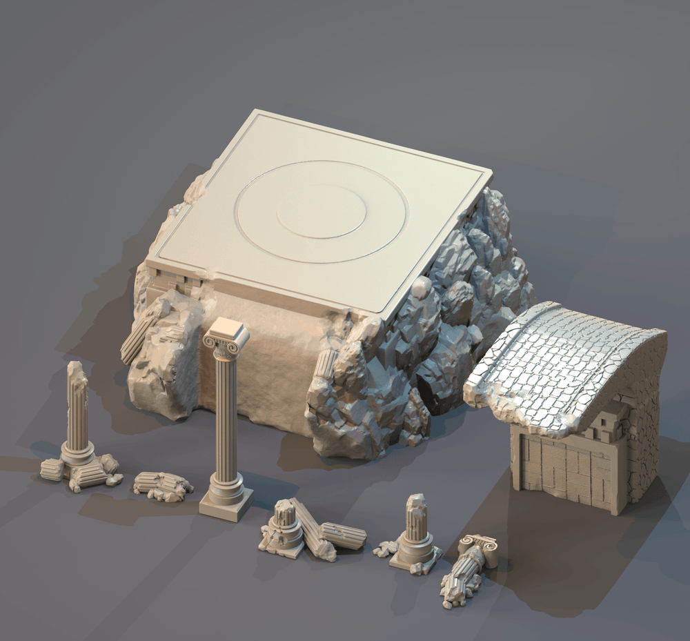 3D Printed Clay Cyanide Typhon Greek Myth Gods and Goddesses Ragnarok D&D (Online Only)