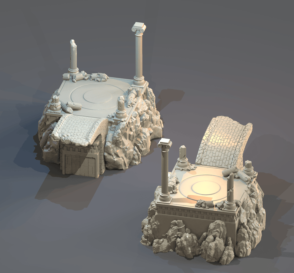 3D Printed Clay Cyanide Typhon Greek Myth Gods and Goddesses Ragnarok D&D (Online Only)