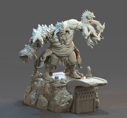 3D Printed Clay Cyanide Typhon Greek Myth Gods and Goddesses Ragnarok D&D (Online Only)