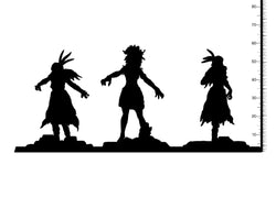 3D Printed Clay Cyanide Tzitzimitl Set Pantheon of Aztecs Ragnarok D&D (Online Only)