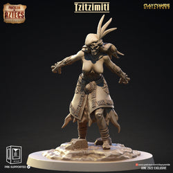 3D Printed Clay Cyanide Tzitzimitl Set Pantheon of Aztecs Ragnarok D&D (Online Only)