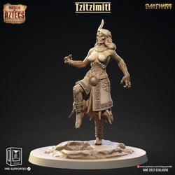 3D Printed Clay Cyanide Tzitzimitl Set Pantheon of Aztecs Ragnarok D&D (Online Only)