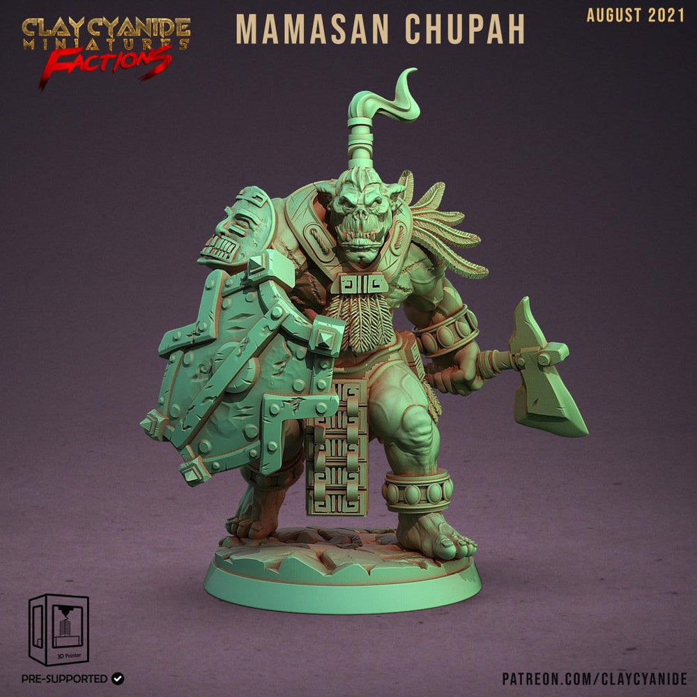 3D Printed Clay Cyanide Ugok Warlords Orks Tribes Factions Ragnarok D&D (Online Only)