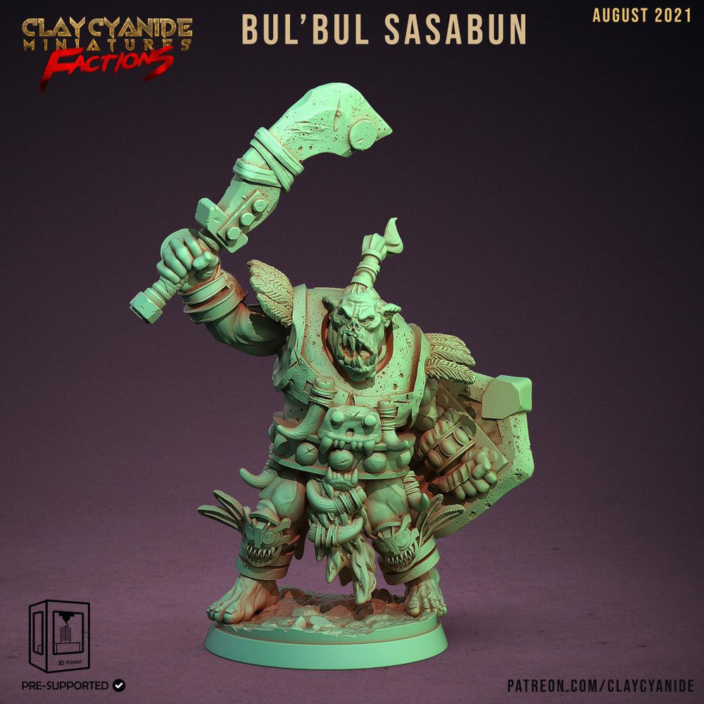 3D Printed Clay Cyanide Ugok Warlords Orks Tribes Factions Ragnarok D&D (Online Only)