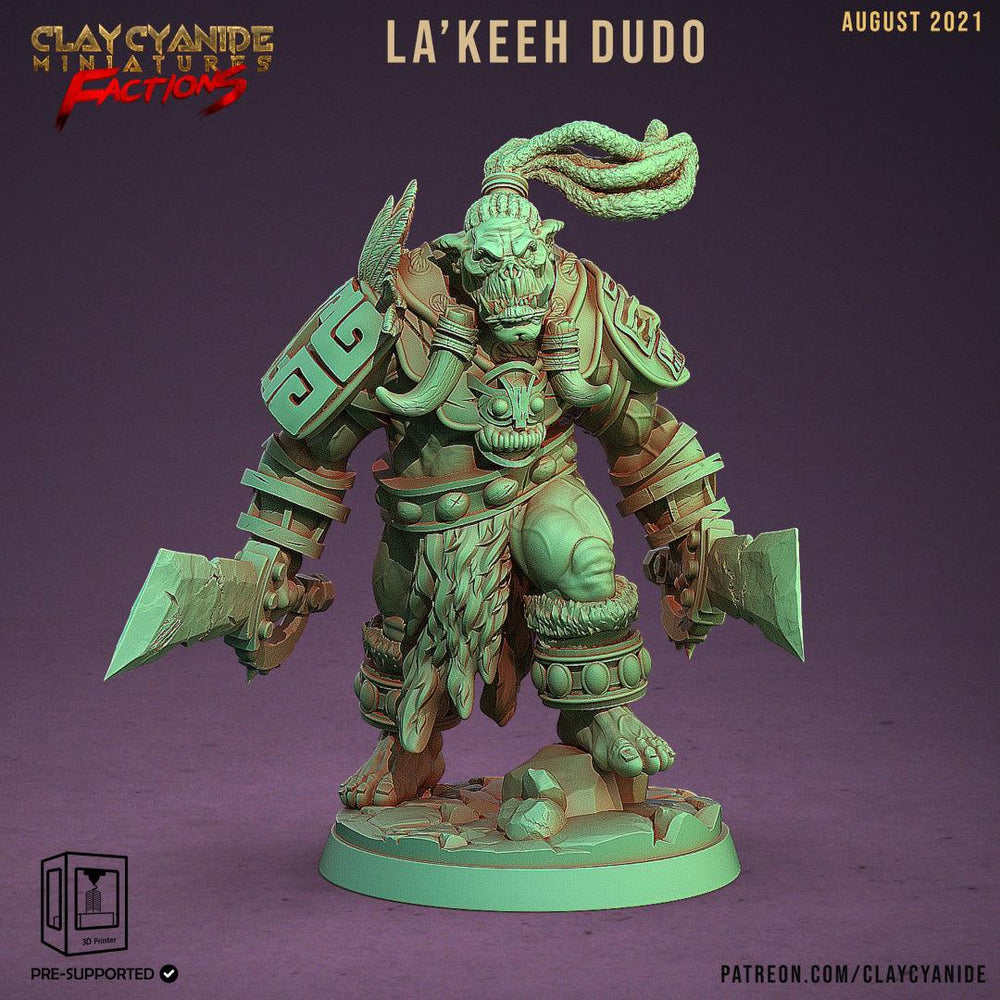 3D Printed Clay Cyanide Ugok Warlords Orks Tribes Factions Ragnarok D&D (Online Only)