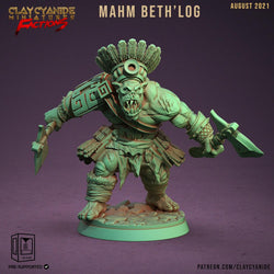 3D Printed Clay Cyanide Ugok Warlords Orks Tribes Factions Ragnarok D&D (Online Only)