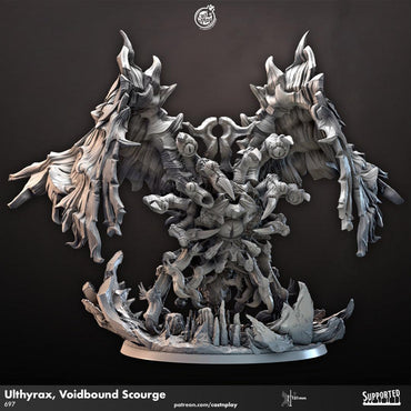 3D Printed Clay Cyanide Ulthyrax, Voidbound Scourge 28 32 mm D&D (Online Only)