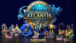 3D Printed Clay Cyanide Underwater Terrains The Chronicles of Atlantis 28 32 mm D&D (Online Only)