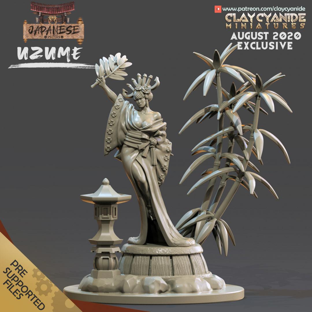 3D Printed Clay Cyanide Uzume Japanese Deities Ragnarok D&D (Online Only)