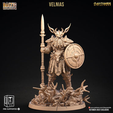 3D Printed Clay Cyanide Velnias Baltic Religion 28mm-32mm Ragnarok D&D (Online Only)
