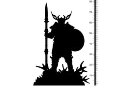 3D Printed Clay Cyanide Velnias Baltic Religion 28mm-32mm Ragnarok D&D (Online Only)