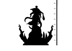 3D Printed Clay Cyanide Virgil Dante's Inferno 28mm-32mm Ragnarok D&D (Online Only)