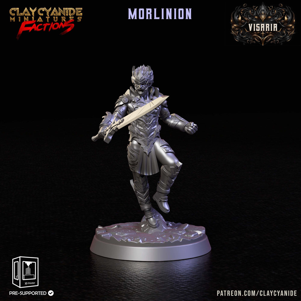 3D Printed Clay Cyanide Visarian Nobles Factions Ragnarok D&D (Online Only)