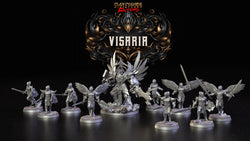 3D Printed Clay Cyanide Visarian Nobles Factions Ragnarok D&D (Online Only)
