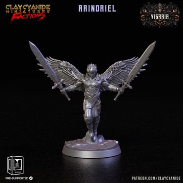 3D Printed Clay Cyanide Visarian Nobles Factions Ragnarok D&D (Online Only)