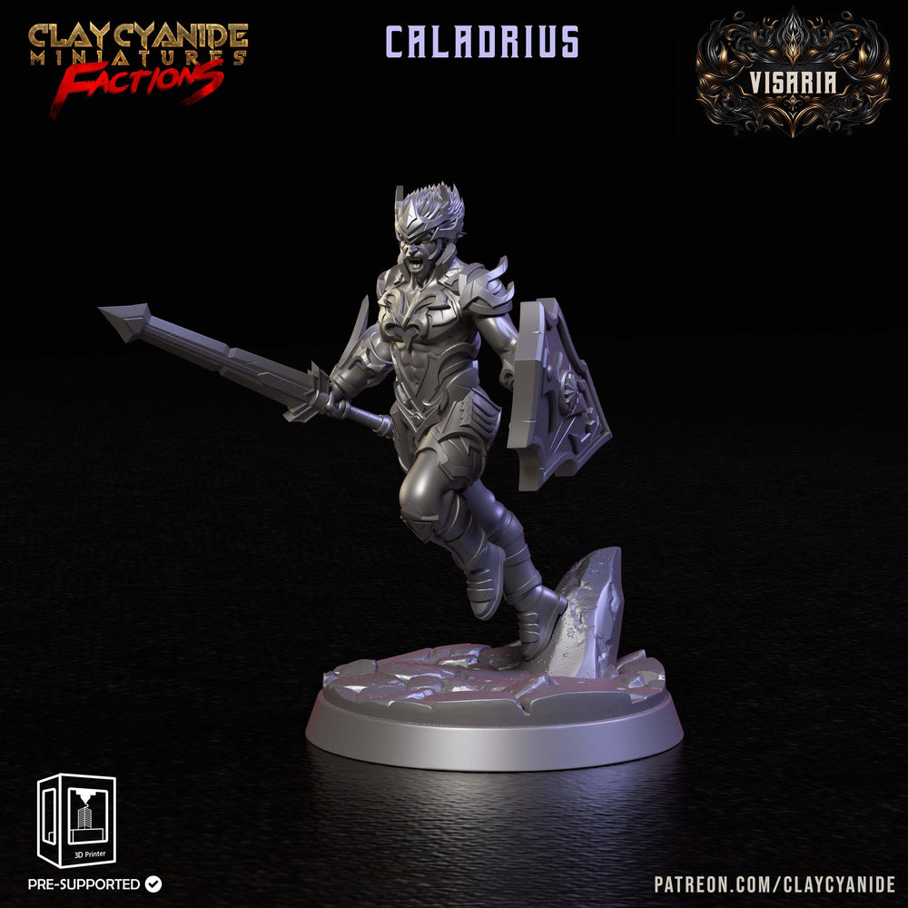 3D Printed Clay Cyanide Visarian Nobles Factions Ragnarok D&D (Online Only)