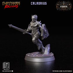 3D Printed Clay Cyanide Visarian Nobles Factions Ragnarok D&D (Online Only)