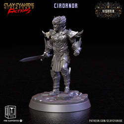 3D Printed Clay Cyanide Visarian Nobles Factions Ragnarok D&D (Online Only)