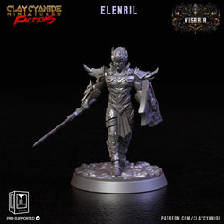 3D Printed Clay Cyanide Visarian Nobles Factions Ragnarok D&D (Online Only)