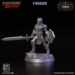 3D Printed Clay Cyanide Visarian Nobles Factions Ragnarok D&D (Online Only)
