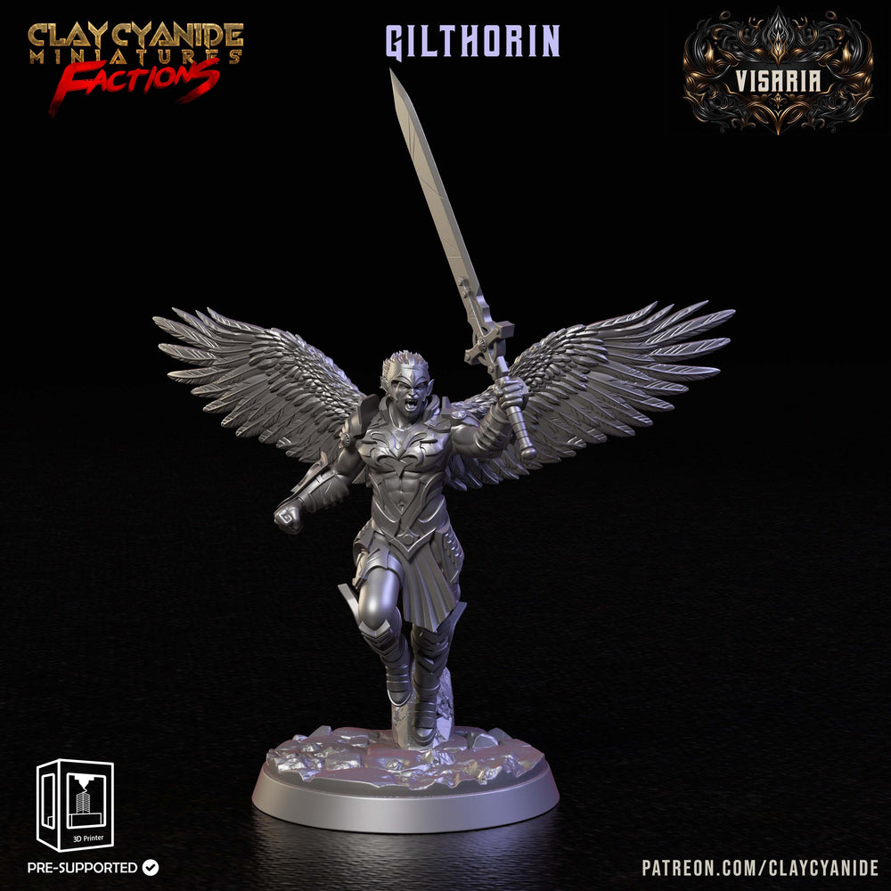 3D Printed Clay Cyanide Visarian Nobles Factions Ragnarok D&D (Online Only)