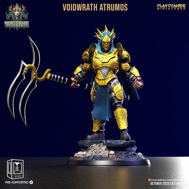 3D Printed Clay Cyanide Voidwrath Atrumos Mortisbane Revenants 28 32 mm D&D (Online Only)