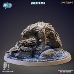 3D Printed Clay Cyanide Walrus Dog Inuit Religion Ragnarok D&D (Online Only)