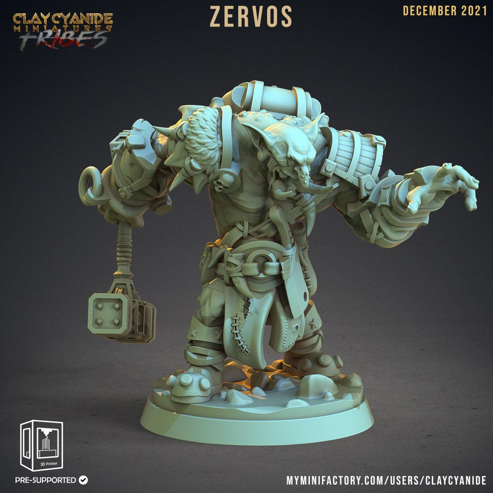 3D Printed Clay Cyanide War Trolls Tribes Factions Ragnarok D&D (Online Only)