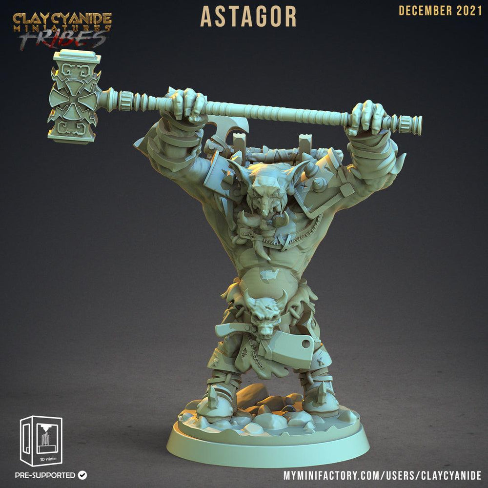 3D Printed Clay Cyanide War Trolls Tribes Factions Ragnarok D&D (Online Only)
