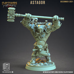 3D Printed Clay Cyanide War Trolls Tribes Factions Ragnarok D&D (Online Only)
