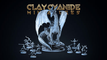 3D Printed Clay Cyanide White Runners Factions Tribes Ragnarok D&D (Online Only)