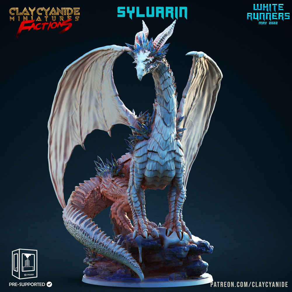 3D Printed Clay Cyanide White Runners Factions Tribes Ragnarok D&D (Online Only)