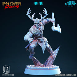 3D Printed Clay Cyanide White Runners Factions Tribes Ragnarok D&D (Online Only)