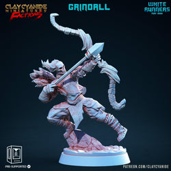 3D Printed Clay Cyanide White Runners Factions Tribes Ragnarok D&D (Online Only)