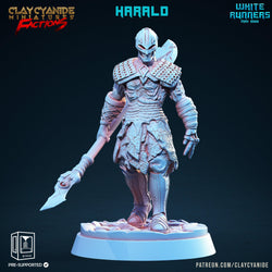 3D Printed Clay Cyanide White Runners Factions Tribes Ragnarok D&D (Online Only)