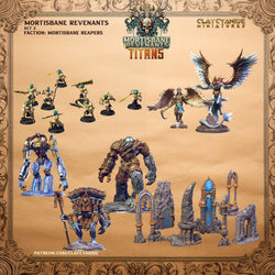 3D Printed Clay Cyanide Yaluk Mortisbane Titans Set 28 32 mm D&D (Online Only)