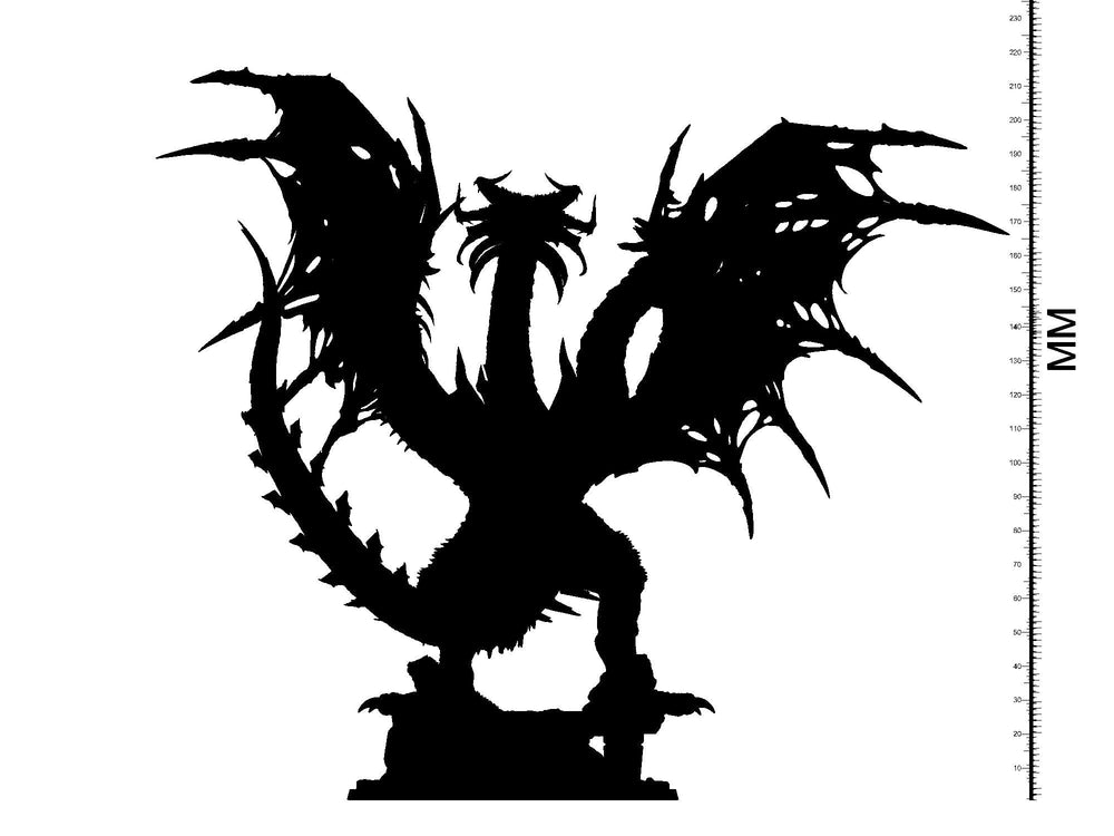 3D Printed Clay Cyanide Zahhak Kingdom of Persia 28 32 mm D&D (Online Only)