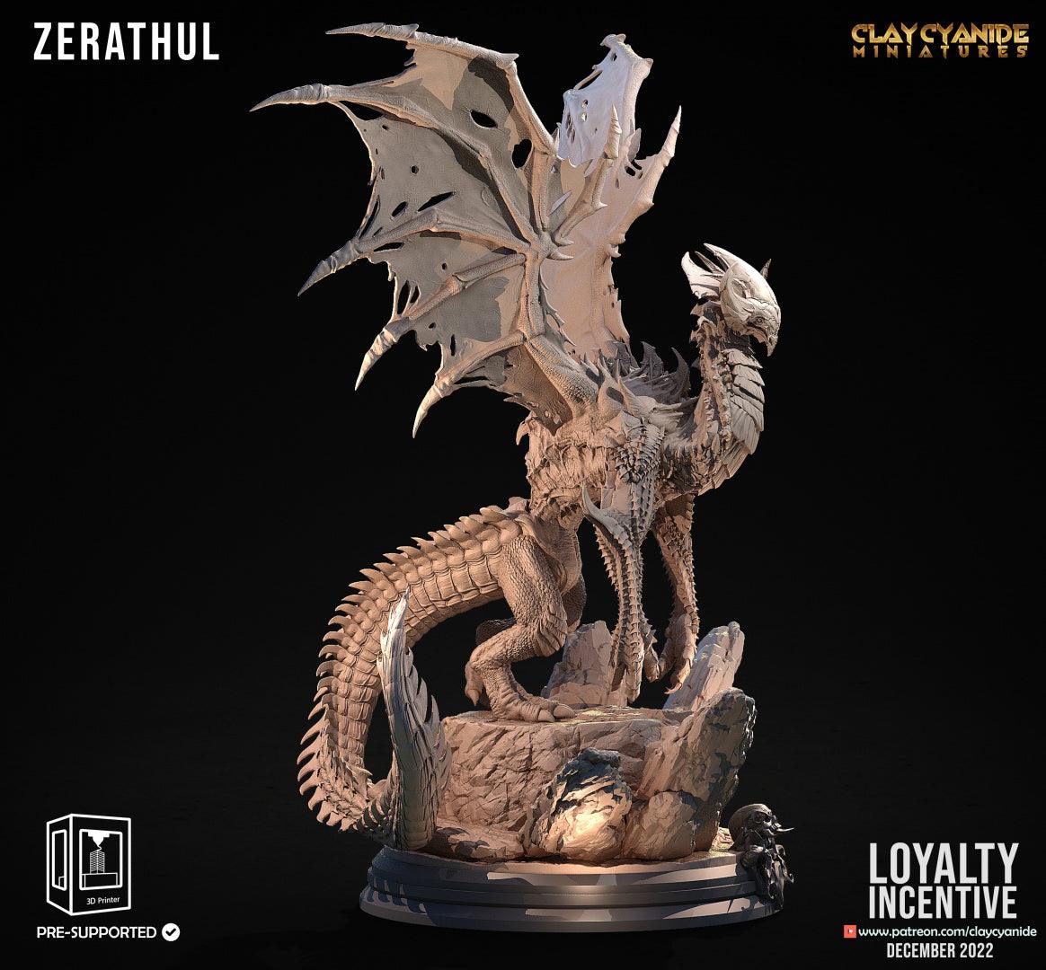3D Printed Clay Cyanide Zerathul 28 32 mm D&D (Online Only)