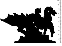 3D Printed Clay Cyanide Zmij Hydra Dragon Slavic Mythos Ragnarok D&D (Online Only)