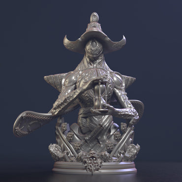 3D Printed Clay Cyanide Zoltan 28 32 mm D&D (Online Only)