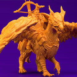 3D Printed Dwarf’s Army Nafarrate - Dwarf Griffon Rider Set 28mm 32mm Ragnarok D&D (Online Only)