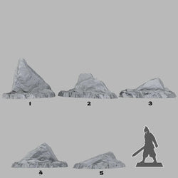 3D Printed Fantastic Plants and Rocks Agamot's Stones 28mm - 32mm D&D Wargaming (Online Only)